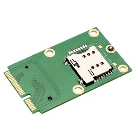 Mini Pcie To M Ngff Key B G Adapter With Sim Card Slot Er Acc A