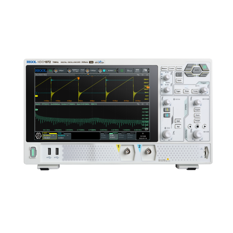 Digital Oscilloscope DHO1072 (RIGOL) 2x70MHz  2GSa/s 100Mpts(option) 1,500,000wfms/s