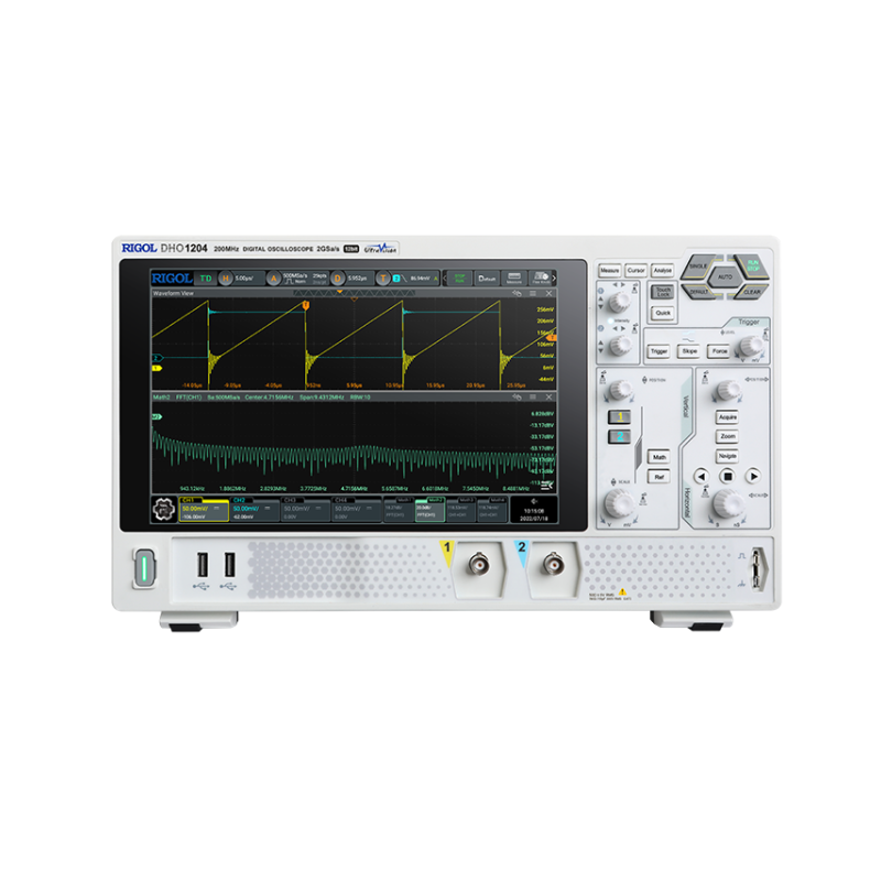 Digital Oscilloscope DHO1204 (RIGOL) 4x200MHz 2GSa/S 100Mpts(Option) 1,500,000wfms/S