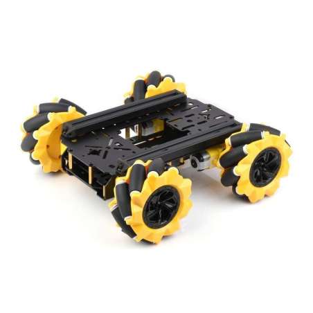 Robot-Chassis Series Smart Mobile Robot Chassis Kit, Mecanum wheels, Chassis with shock-absorbing (WS-24420)