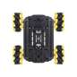 Robot-Chassis Series Smart Mobile Robot Chassis Kit, Mecanum wheels, Chassis with shock-absorbing (WS-24420)