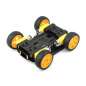 Robot-Chassis Series Smart Mobile Robot Chassis Kit, Normal wheels, Chassis shock-absorbing (WS-24419)