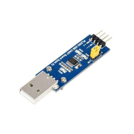 PL2303 USB To UART (TTL) Communication Module, Type A USB  Connector (WS-20265)