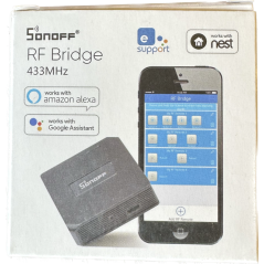 Sonoff RF Bridge 433  black (IM170619001) Convert 433MHz to WiFi