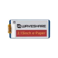 2.13inch E-Paper HAT (G), 250x122, Red/Yellow/Black/White, SPI Interface (WS-24908)