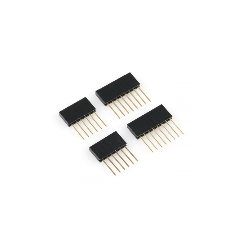 Arduino Stackable Female Header Kit (ER-CCC12311K) 2x6pin + 2x8pin