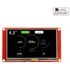 ESP32 display-4.3 Inch HMI Display 480x272 RGB TFT LCD Touch Screen Compatible with Arduino/LVGL (ER-DIS06043H)