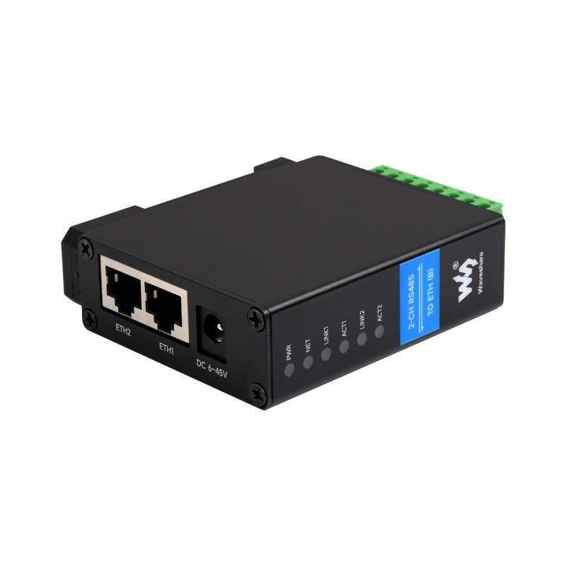 2Ch RS485 to RJ45 Serial Server, Dual channels RS485