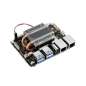 VisionFive2 CPU Cooling Fan, U-Shaped Copper Tube, Cooling Fins, Low-profile Ice Tower Fan (WS-24932)