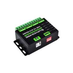 Industrial USB TO 4Ch RS485 Converter, Multi Protection Circuits, Multi Systems Support, Aluminium Case (WS-25219)