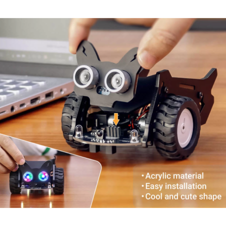 CrowBot BOLT-Open Source Programmable Smart Robot Car STEAM Robot Kit ...