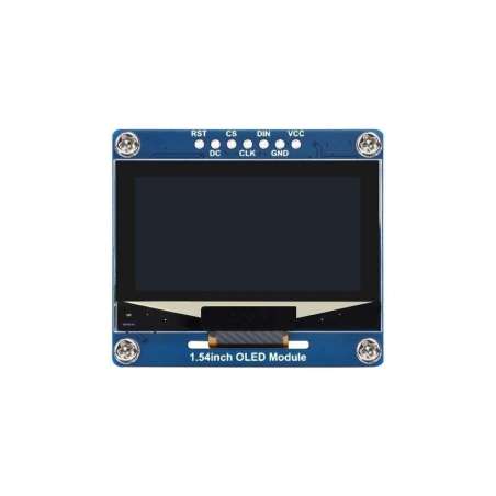 1.54inch OLED WHITE Display Module, 128×64 Resolution, SPI / I2C Communication (WS-25512)