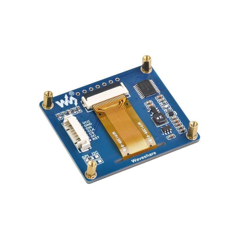 1.54inch OLED WHITE Display Module, 128×64 Resolution, SPI / I2C ...