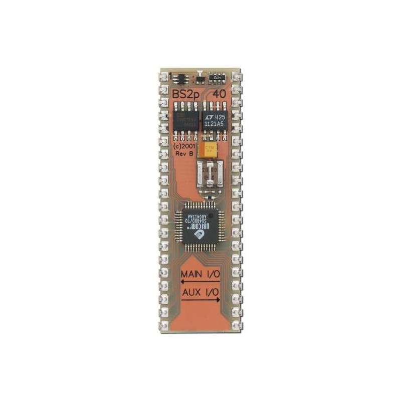 BS2P40 (Parallax) BASIC Stamp 2p 40-Pin Microcontroller Module