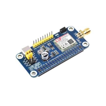 SIM7028 NB-IoT HAT for Raspberry Pi, Supports Global Band NB-IoT Communication, Low Power (WS-25349)