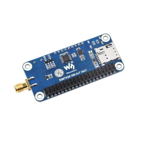SIM7028 NB-IoT HAT for Raspberry Pi, Supports Global Band NB-IoT Communication, Low Power (WS-25349)