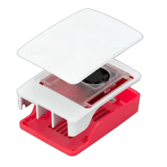 Raspberry Pi 5 official Case (SC1159)   Red/White