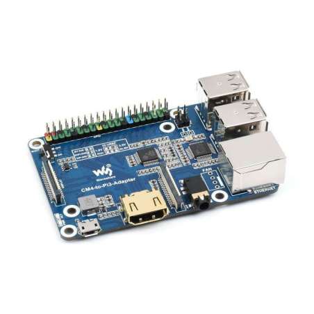 Raspberry Pi CM4 To 3B Adapter B version, Alternative Solution for Raspberry Pi 3 Model B/B+ (WS-25871)