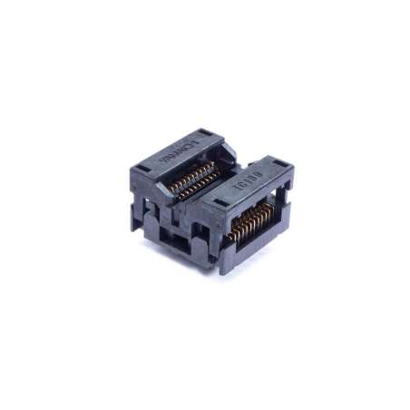 IC189-0442-065N  THT socket for SOP44, TSOP TYPE I & II packages, Pitch from 0.40 mm up to 1.27 mm