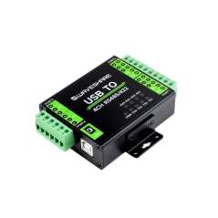 Industrial Isolated USB to RS485/422 Converter, FT4232HL, Supports USB to 2-Ch RS485 + 2-Ch RS485/422 (WS-25970)