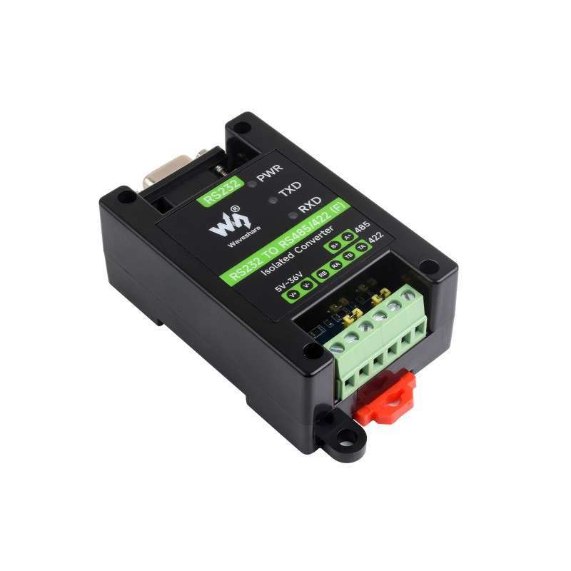 RS232 to RS485/422 Active Digital isolated Converter, SP3232EEN and SP485EEN, RS232 DB9 Female (WS-26122)