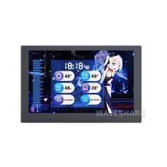 5Inch USB Monitor, PC Case Secondary Screen RGB Ambient, IPS 800×480 / 1024×600 (WS-26187)