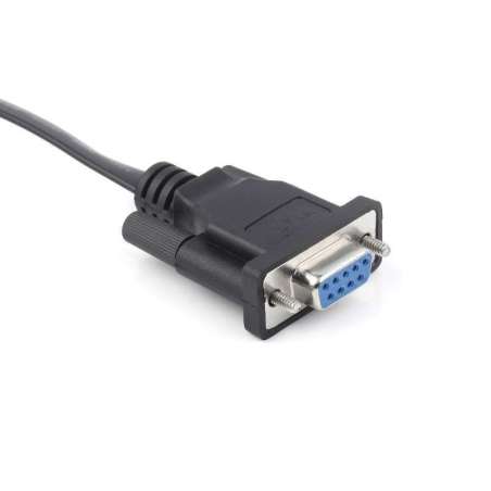 RS232 to RJ45 Console Cable, RS232 DB9 Female Port to RJ45 Console Male Port, Cable Length 1.8m (WS-26013)