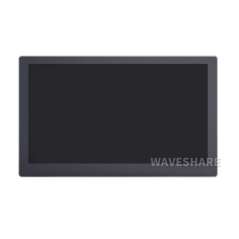 7Inch Black USB Monitor, PC Case Secondary Screen / RGB Ambient, IPS Panel, 800×480/1024×600 (WS-26189)