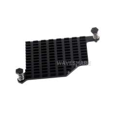 Aluminum Heatsink For Raspberry Pi 5, With Thermal Pads And Spring-Loaded Push Pins (WS-26415)