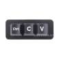 Ctrl C/V Shortcut Keyboard (Plus version) For Programmers, 3-Key Development Board, Adopts RP2040 Chip (WS-26462)