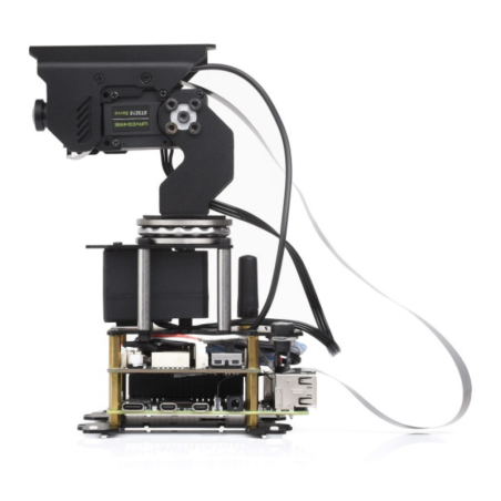 360° Omnidirectional High-Torque 2-Axis Expandable Pan-Tilt Camera Module (WS-26519)