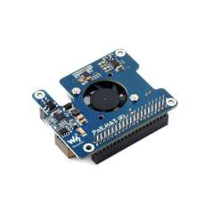 Power Over Ethernet HAT (F) For Raspberry Pi 5, High Power, 802.3af/at (WS-26399)