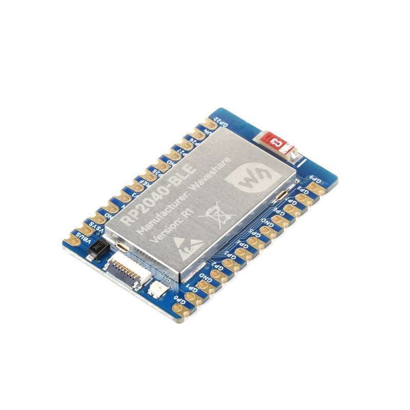 Waveshare RP2040-BLE Development Board, Raspberry Pi RP2040, Bluetooth 5.1 Dual Mode (WS-26616)