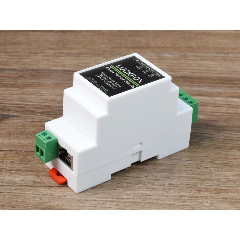 Industrial serial server, LUCKFOX RS485 to RJ45 Ethernet, TCP/IP to ...