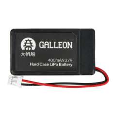 Li-Pol Galleon 400 mAh 3.7V battery - in hard case - JST-PH connector - 40x23x8mm - PiMoroni