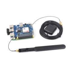Cat-1/GNSS HAT for Raspberry Pi, Based On SIM7670G, Global Multi-band LTE 4G Cat-1,GNSS 3x USB (WS-26861)