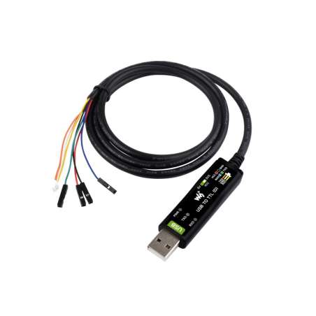 Industrial USB TO TTL (D) Serial Cable, Original FT232RNL Multi Systems Support, Port Debugging (WS-26738)
