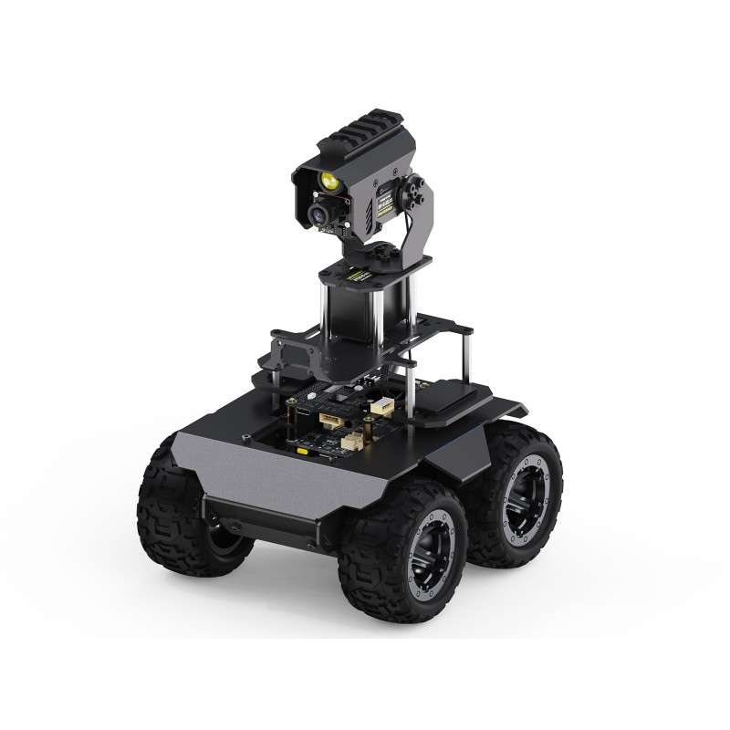 RaspRover Open-source 4WD AI Robot, Dual controllers, All-metal Body, Computer Vision, for Raspberry Pi 5 (WS-26832)