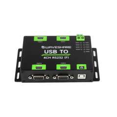 Industrial Isolated USB To 4-Ch RS232 Converter, USB To Serial Adapter, FT4232HL (WS-27022) RS232 Female Port