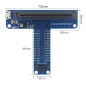 BBC micro:bit GPIO T-shape breakout broad micro:bit GPIO extension shield (ER-DMB02119B)