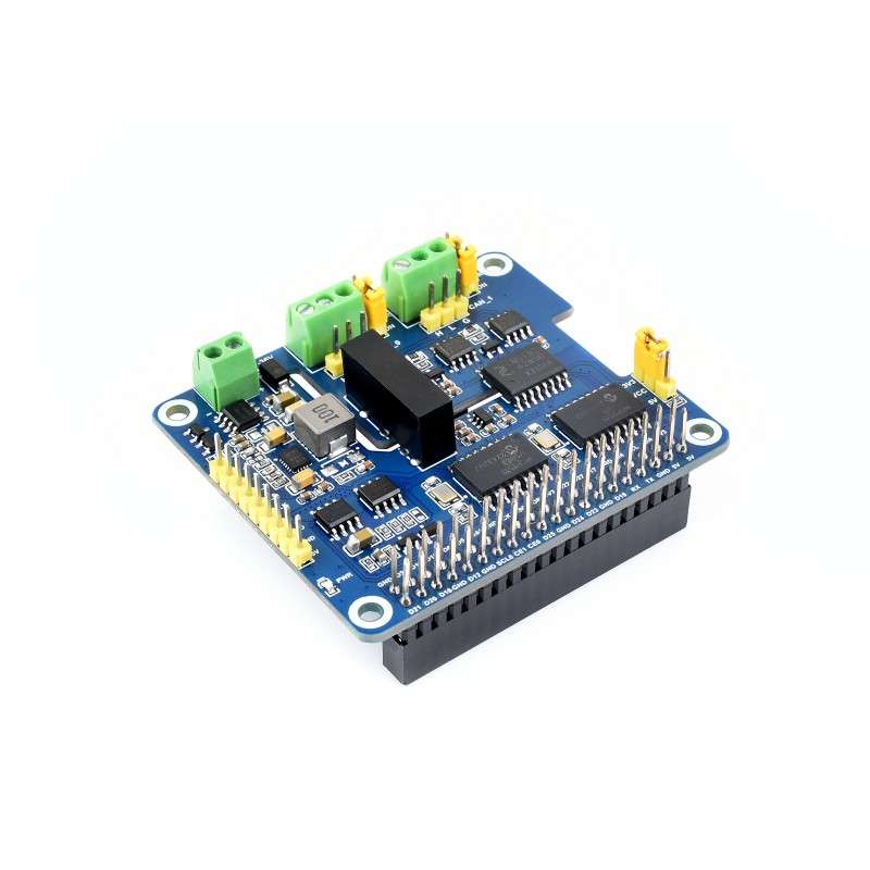 2-Channel Isolated CAN Bus Expansion HAT For Raspberry Pi, Multiple CAN Channels (WS-27338)