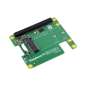 Official Raspberry Pi PCIe To M.2 HAT Raspberry Pi 5, HAT + NVMe Protocol M.2 Solid State Drive (WS-27455)