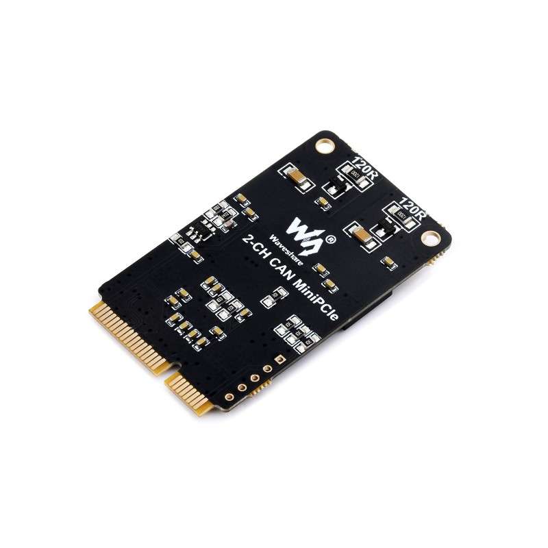 MiniPCIe interface to 2-CH CAN Card, Supports Decoding And Analyzing Function of Multiple CAN (WS-27377)