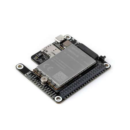 PCIe To 5G/4G/3G RM520N-GL HAT Raspberry Pi 5 HAT, 3042/3052 SIMCom/Quectel 5G Modules (WS-27336)