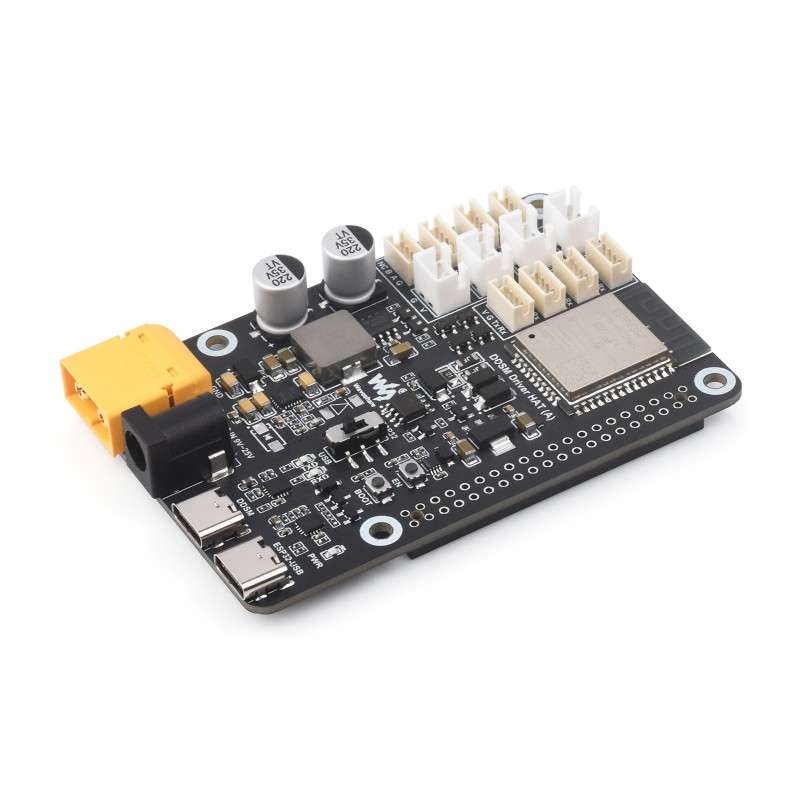 Direct Drive Servo Motor Driver Board, ESP32, 2.4G WiFi, Suitable for DDSM Series Hub Motors, ESP Now Support (WS-27806)