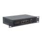 120W Gigabit Ethernet PoE Switch, 4x PoE+ Ports, Up To 30W Per Port, 802.3af/at High-Speed 10/100/1000M (WS-27430)