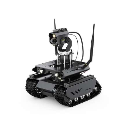 UGV AI Robot Jetson Orin, Dual Controllers, 360° Flexible Omnidirectional Pan-Tilt, incl. Jetson Orin Nano 4GB (WS-27983)