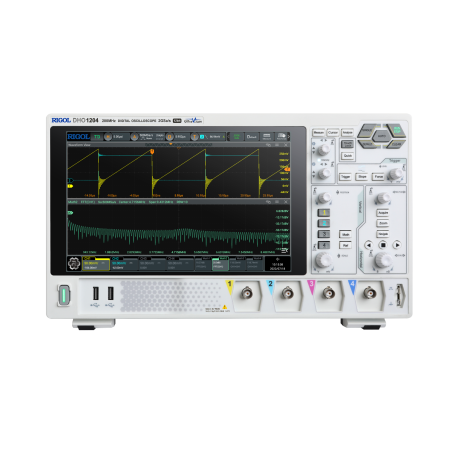 DHO1204U (Rigol) Digital Oscilloscope 4x200MHz, 2GSa/S, 50Mpts(Opt.) 500,000wfms/S