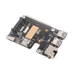 PCIe to MiniPCIe Gigabit USB 3.2 Gen1 HAT for Raspberry Pi 5, MiniPCIe 4G Module, High-speed (WS-28142)