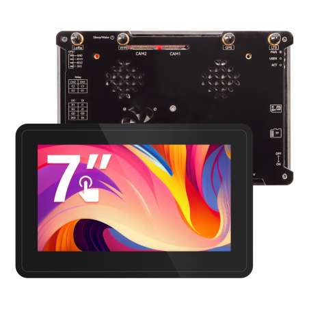 Pi Terminal-7” 1024*600 IPS HMI CM4 Panel All-In-One Module Raspberry ...